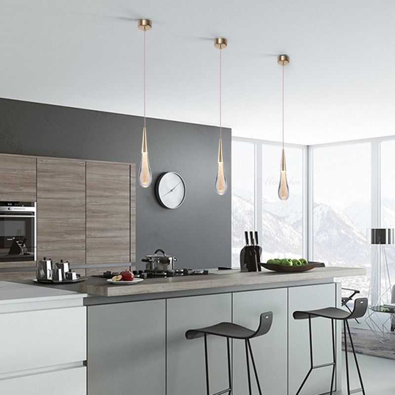 Elegant Teardrop Pendant Light