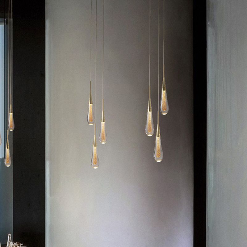Elegant Teardrop Pendant Light