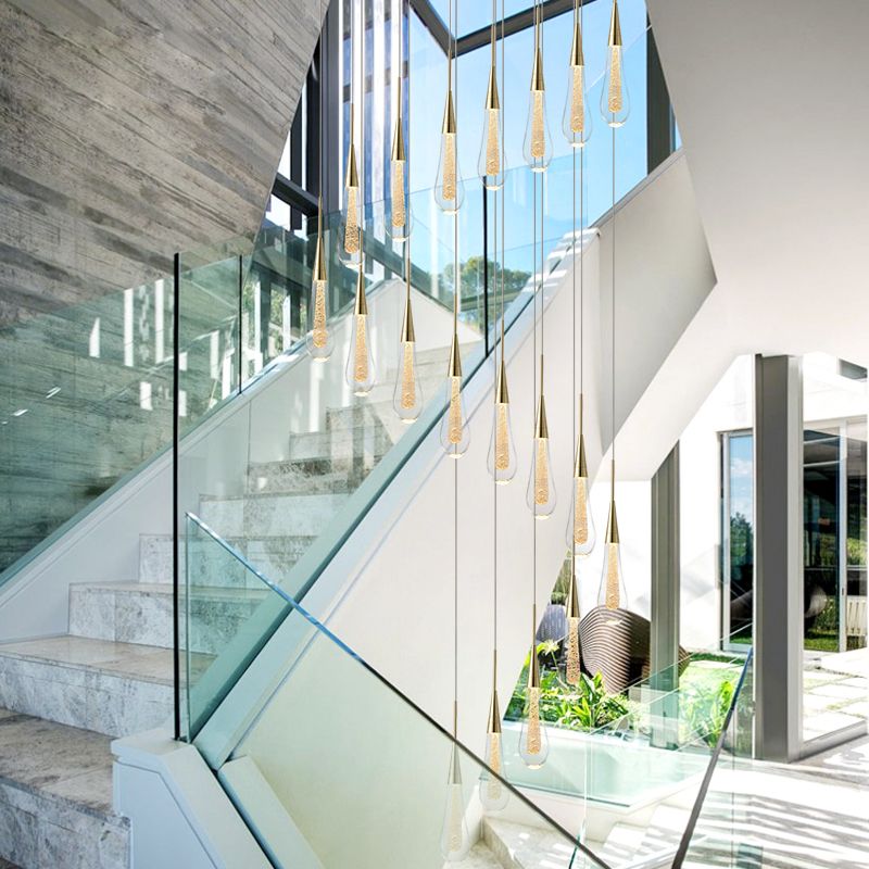 Elegant Teardrop Pendant Light