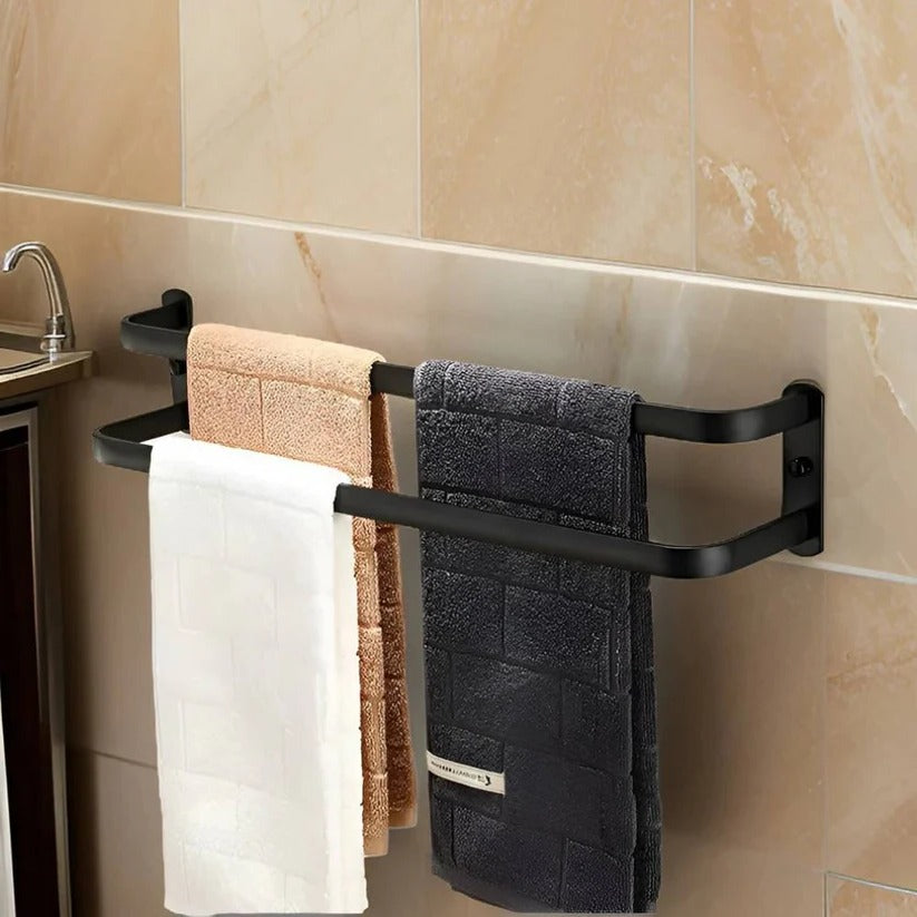 Elegant Wall Mounted Towel Rack Space-Saving