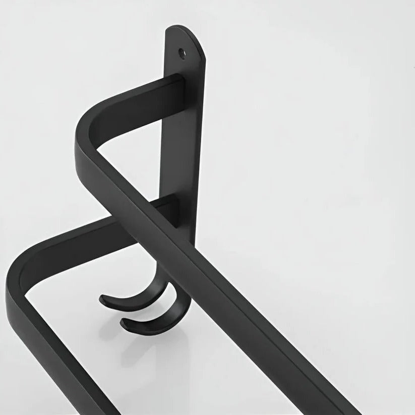 Elegant Wall Mounted Towel Rack Space-Saving