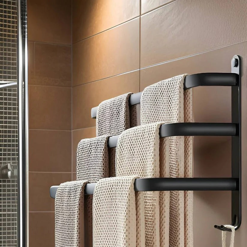 Elegant Wall Mounted Towel Rack Space-Saving