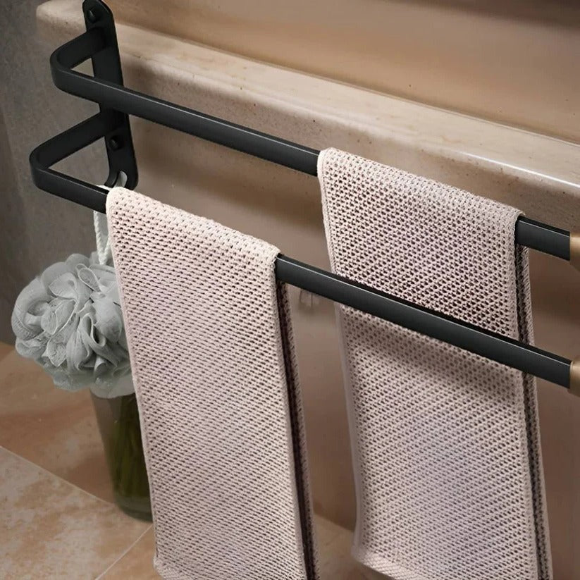 Elegant Wall Mounted Towel Rack Space-Saving