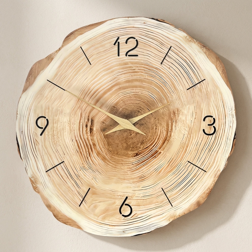 Elegant Wooden Design Wall Clock