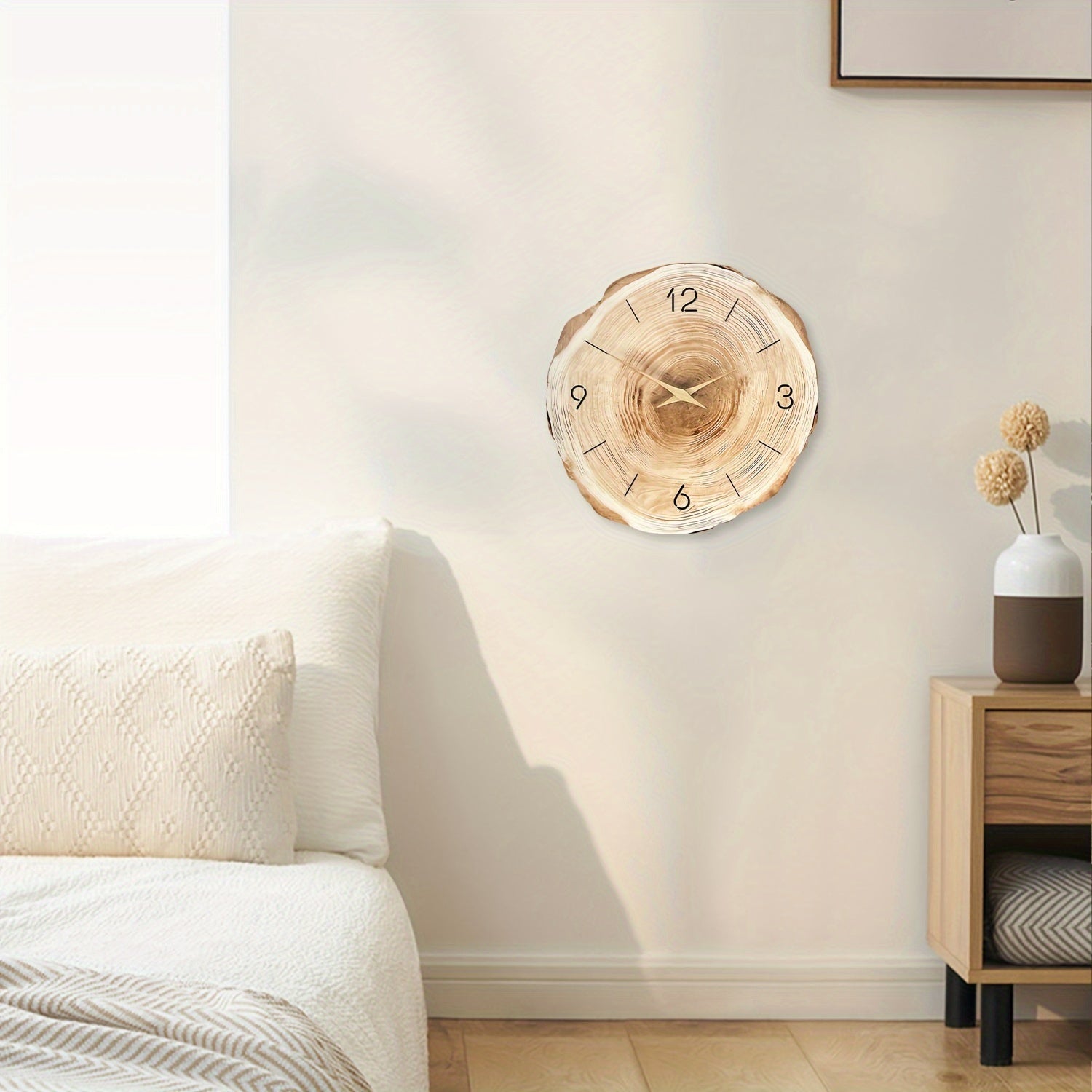 Elegant Wooden Design Wall Clock