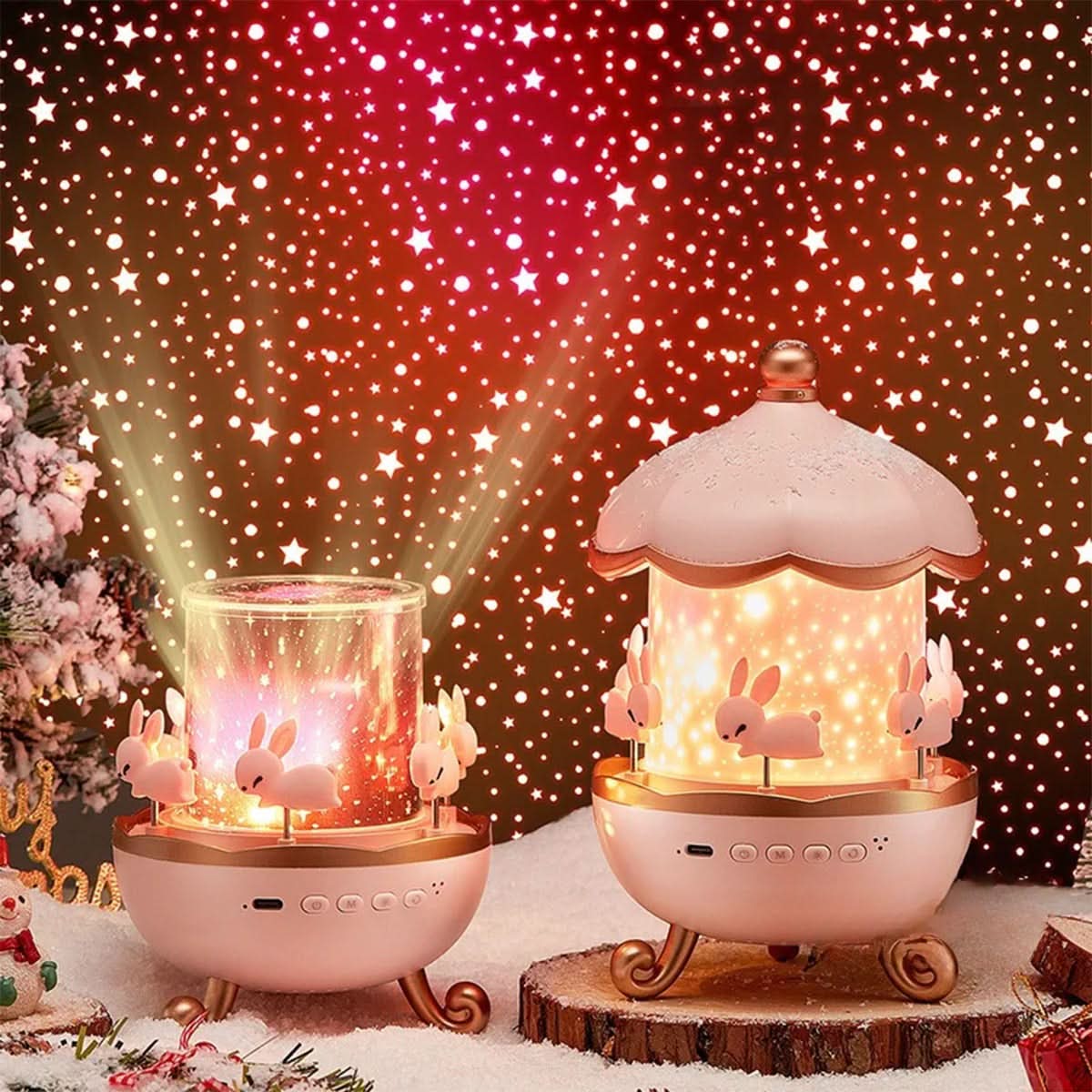 Enchanted Star Projector Night Light With Templates