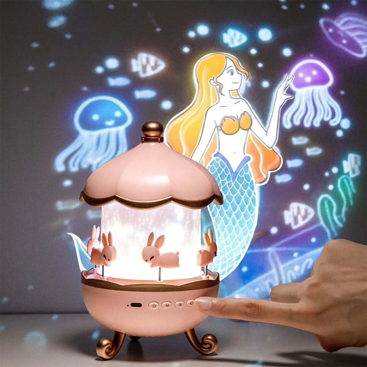 Enchanted Star Projector Night Light With Templates
