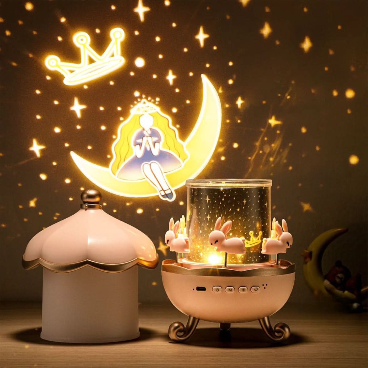 Enchanted Star Projector Night Light With Templates