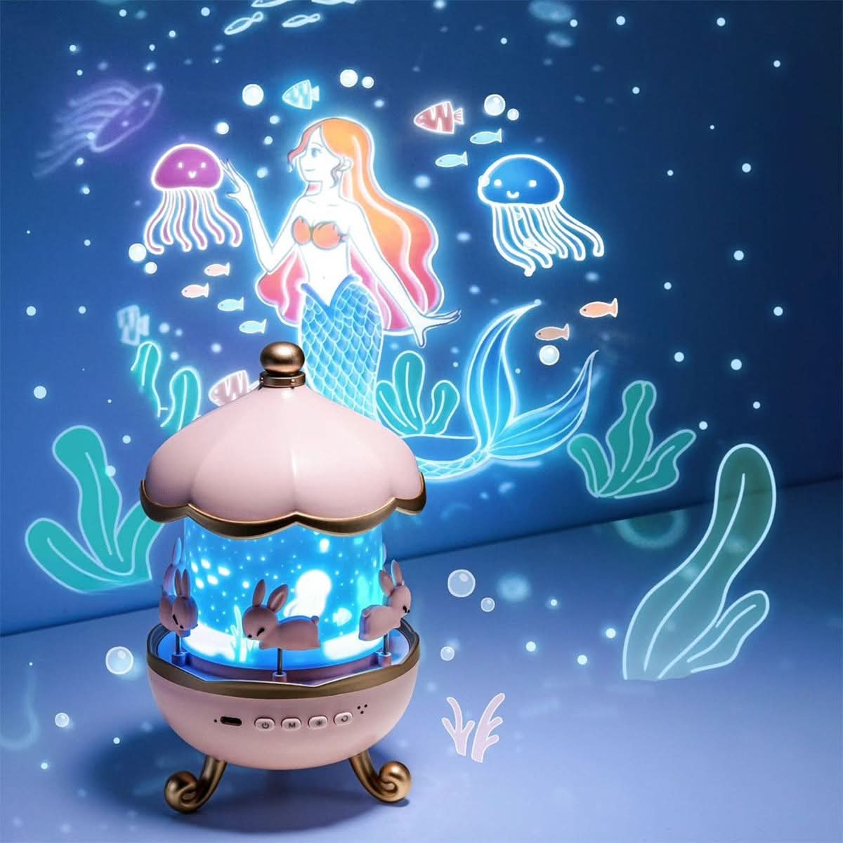 Enchanted Star Projector Night Light With Templates