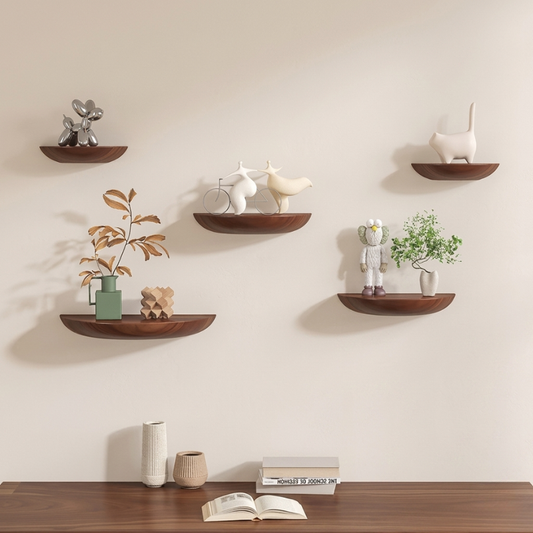 Floating Shelf Half Round
