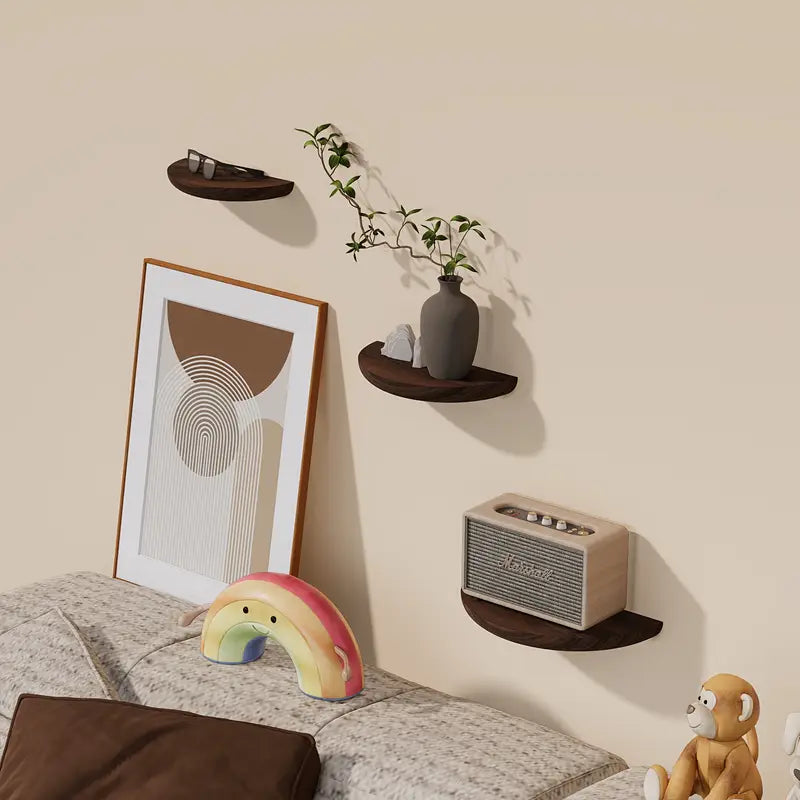 Floating Shelf Half Round