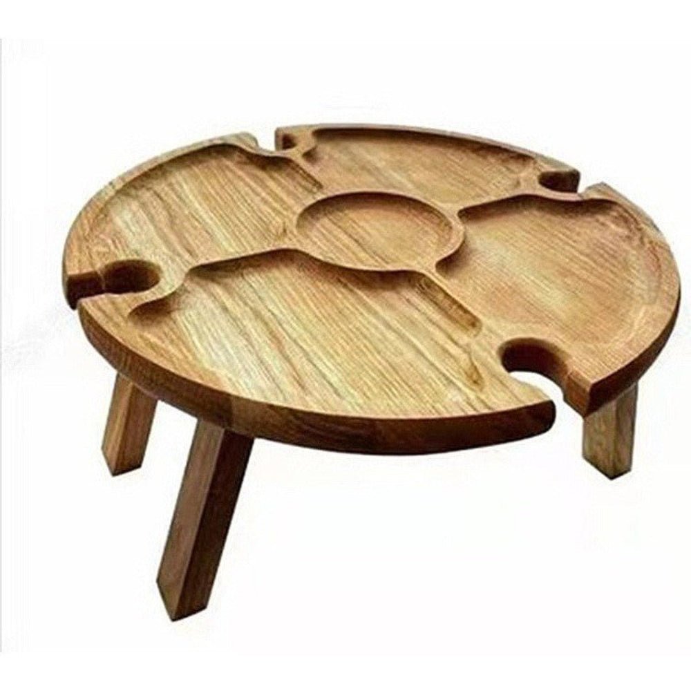 Foldable Picnic Table Solid Wood