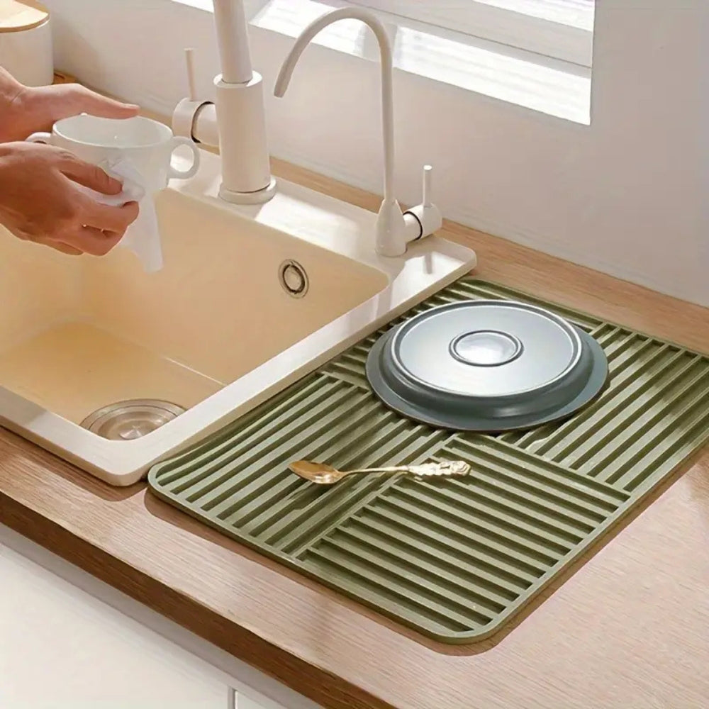 Foldable Ridged Dish Mat
