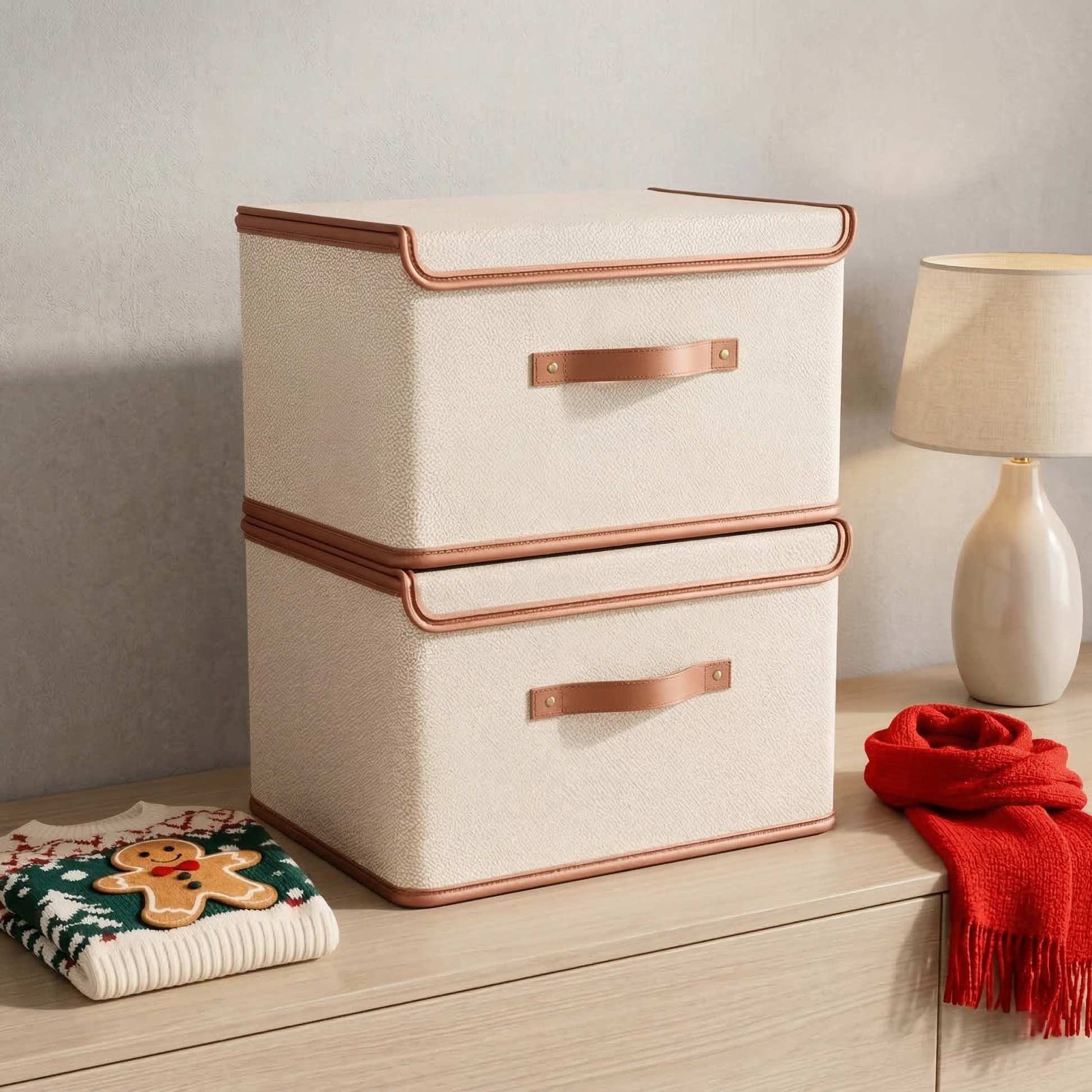 Foldable Storage Box With Lid