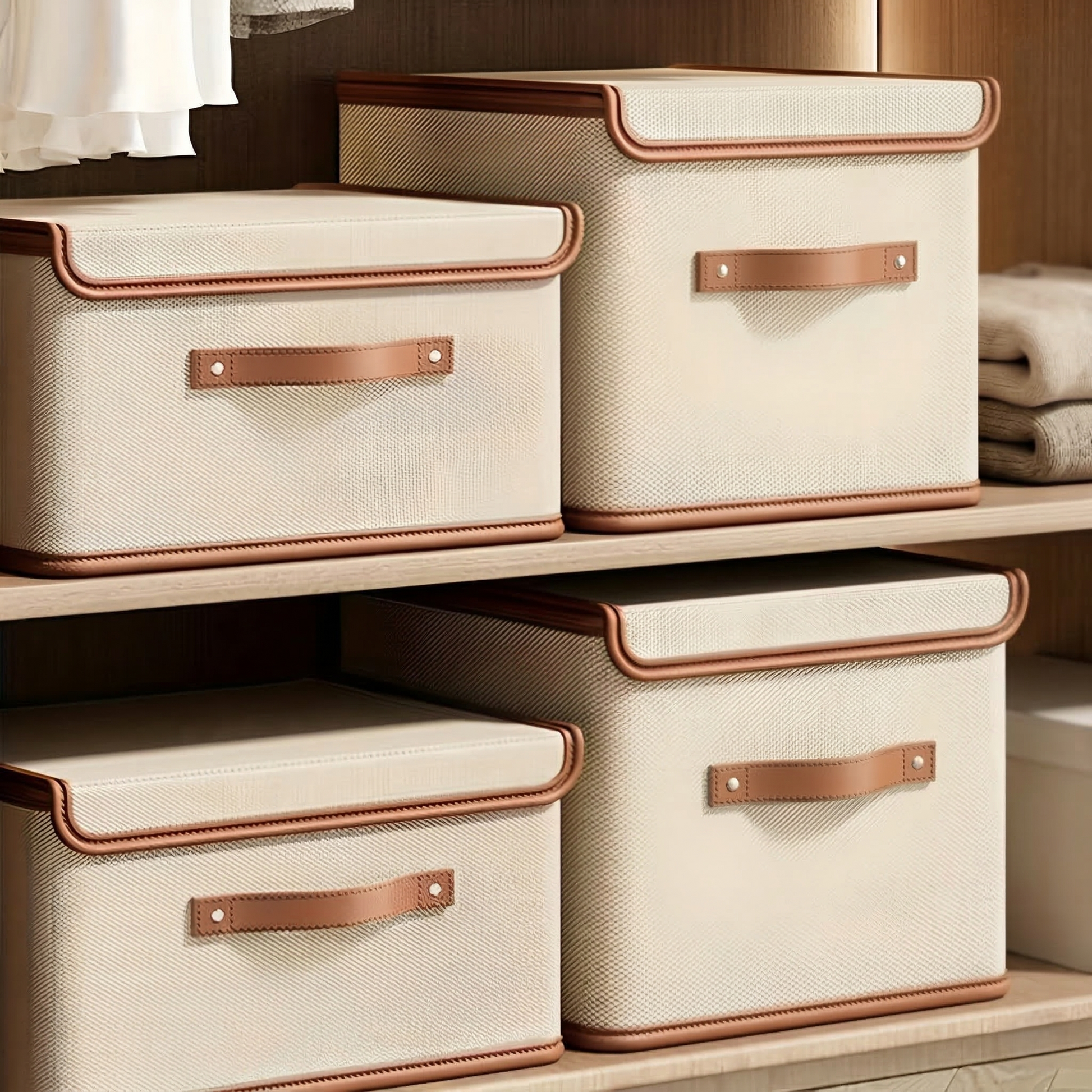Foldable Storage Box With Lid