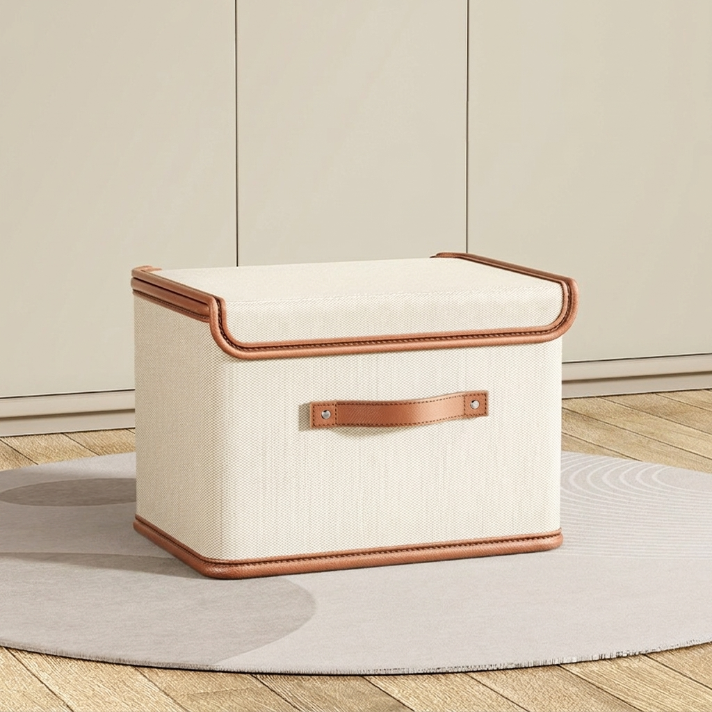 Foldable Storage Box With Lid