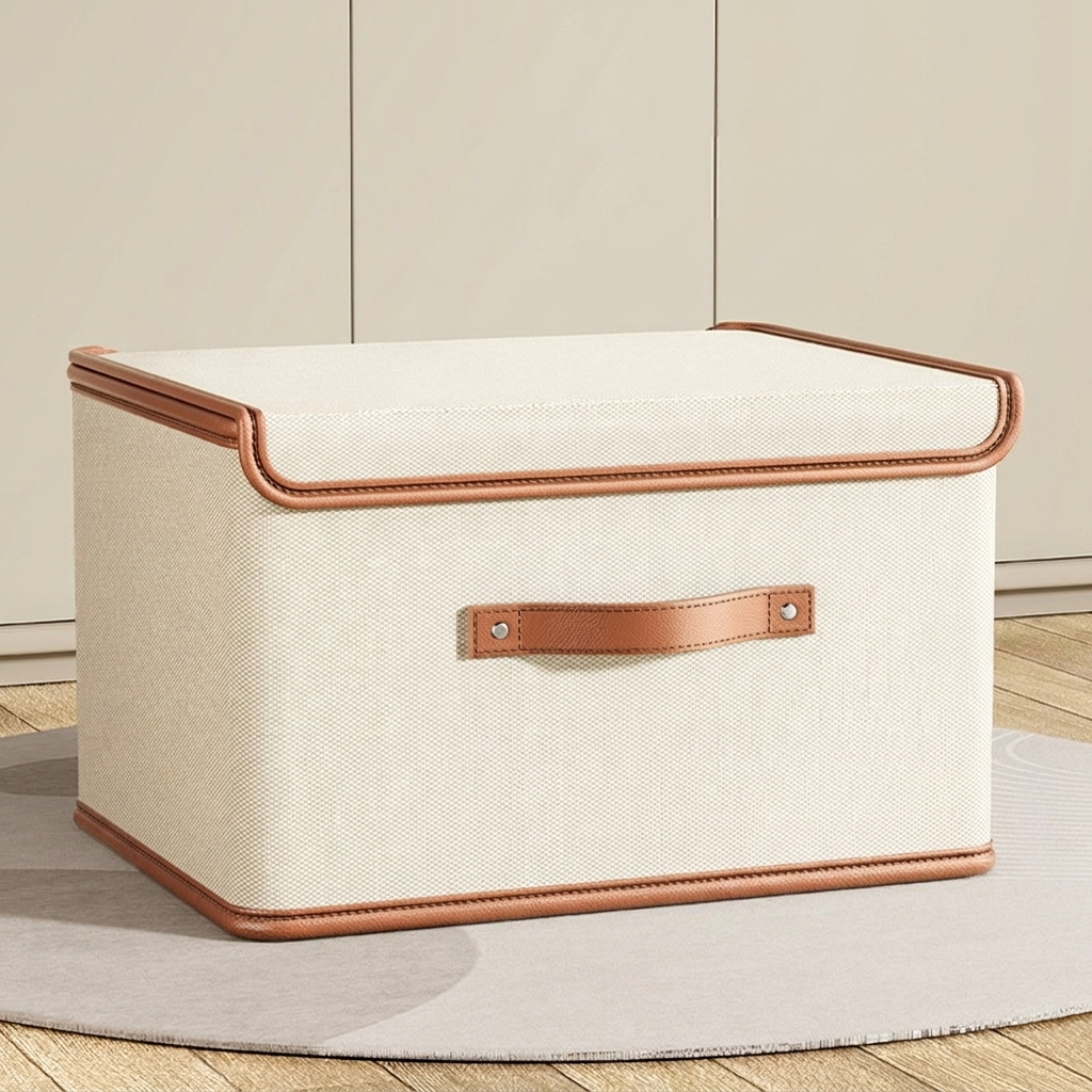 Foldable Storage Box With Lid