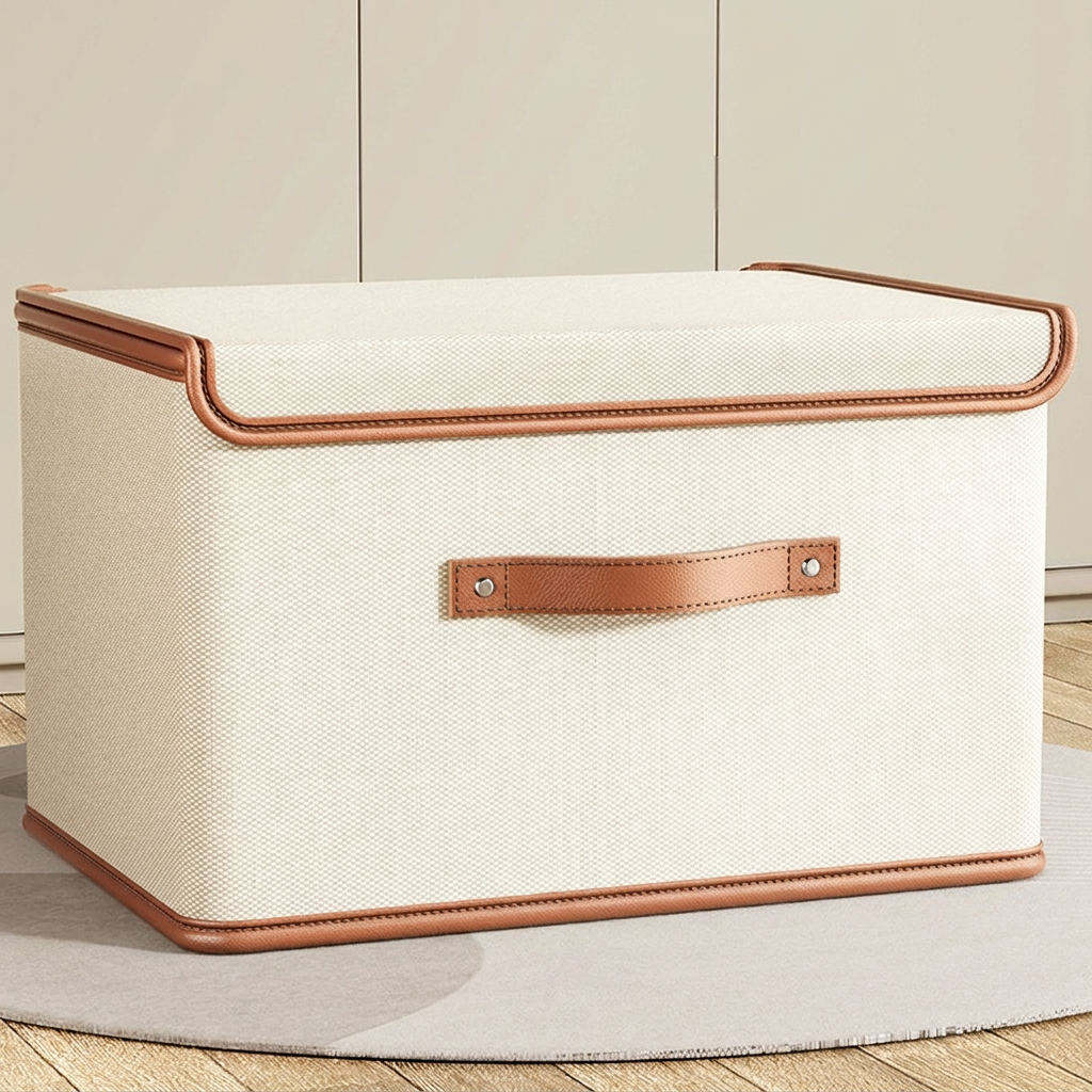 Foldable Storage Box With Lid