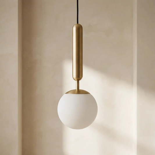 Frosted Globe Pendant Light