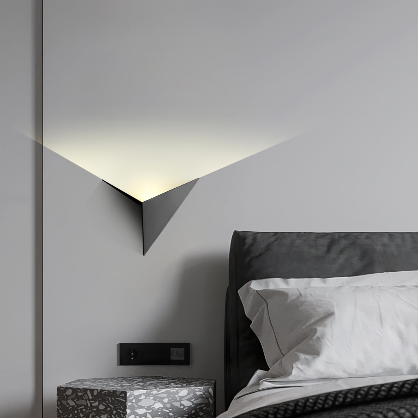 Geometric Triangle Wall Sconce