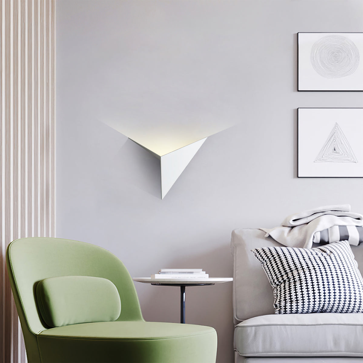 Geometric Triangle Wall Sconce