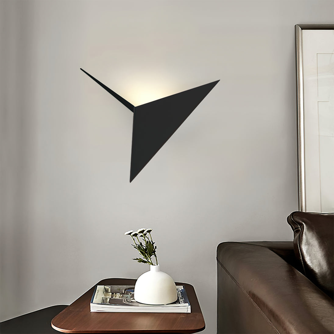Geometric Triangle Wall Sconce