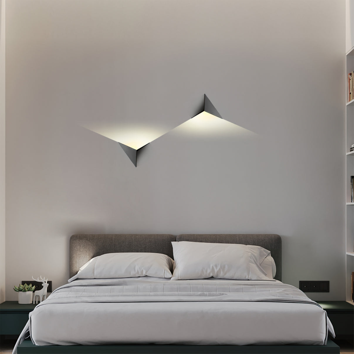Geometric Triangle Wall Sconce