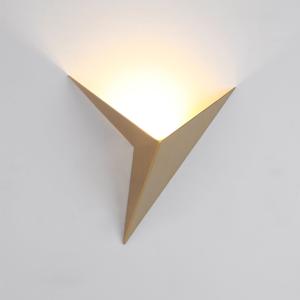 Geometric Triangle Wall Sconce