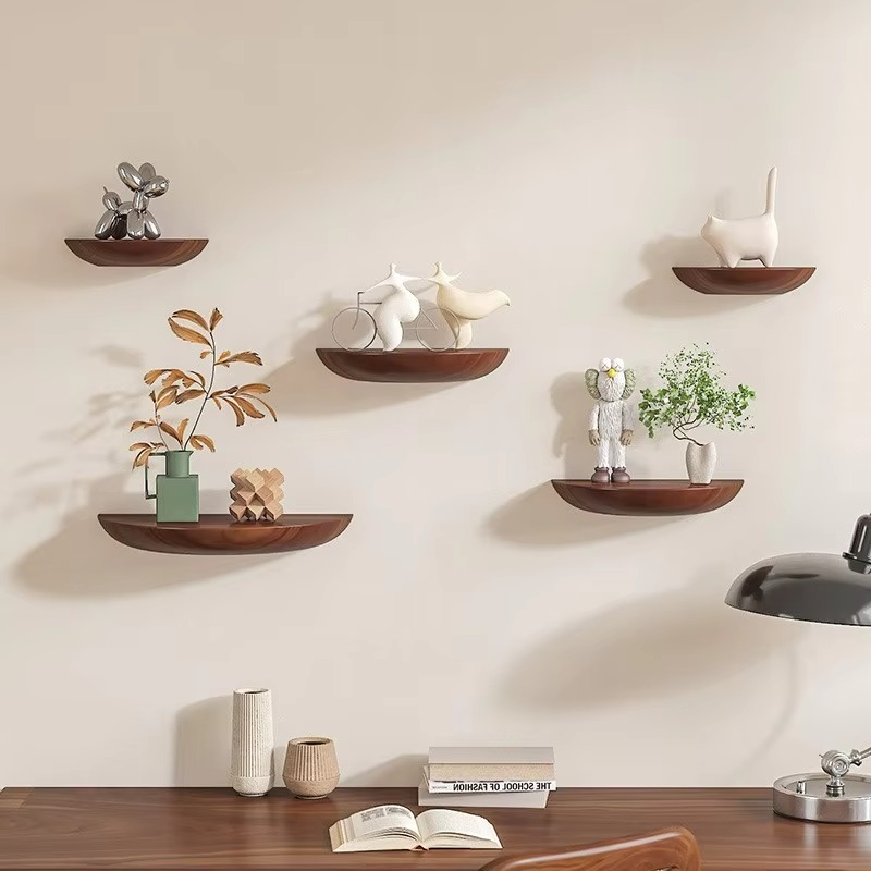 Half-Round Floating Shelf