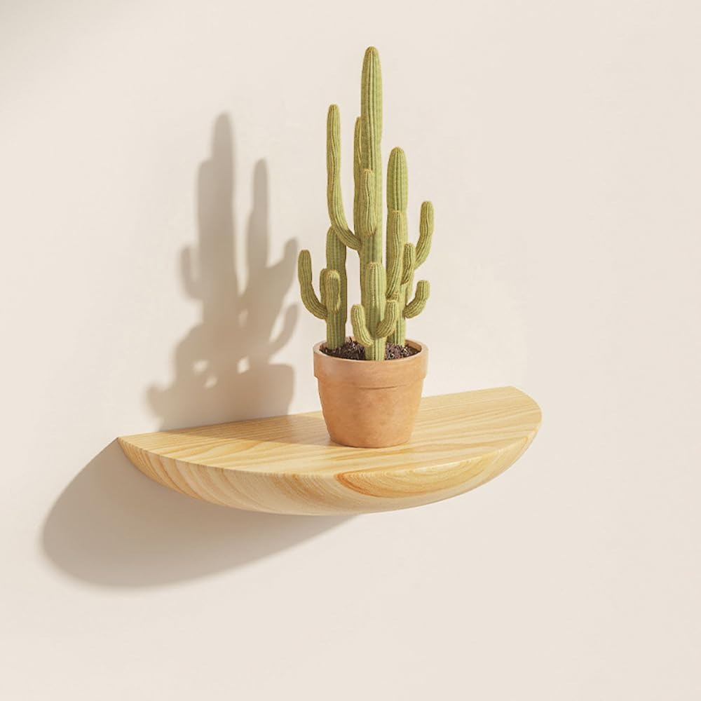 Half-Round Floating Shelf