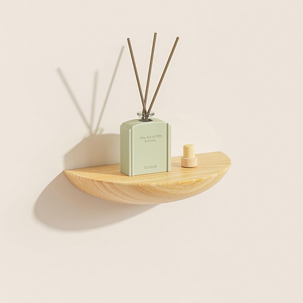 Half-Round Floating Shelf