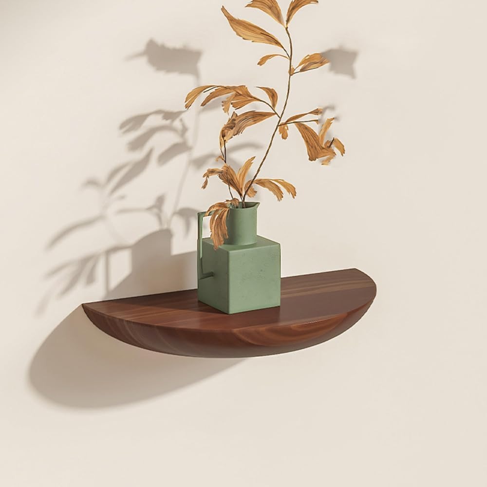 Half-Round Floating Shelf