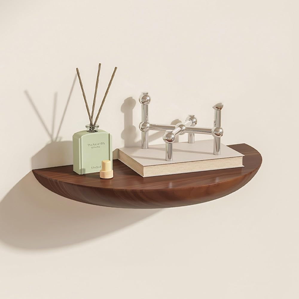 Half-Round Floating Shelf