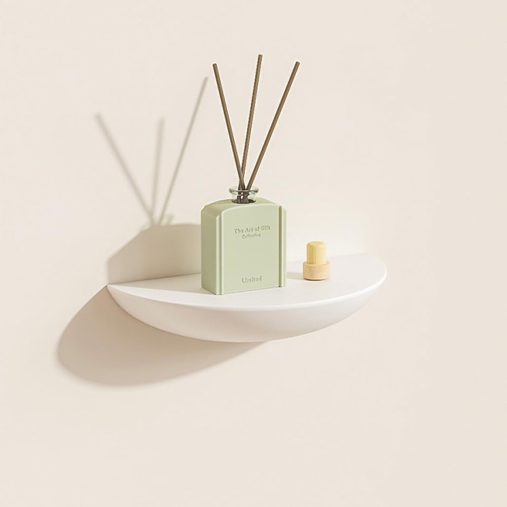 Half-Round Floating Shelf