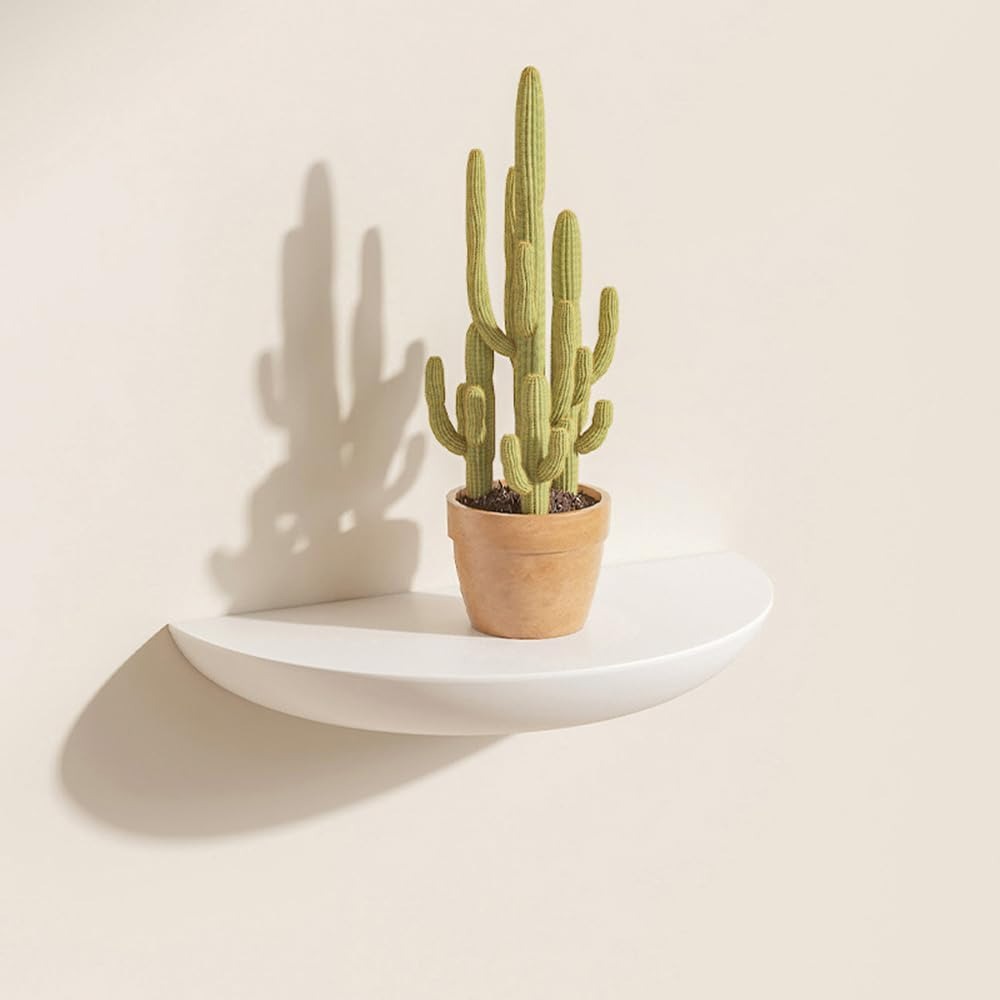 Half-Round Floating Shelf