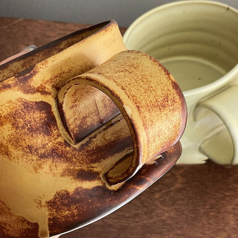 Handmade Mug With Sculpted Handle