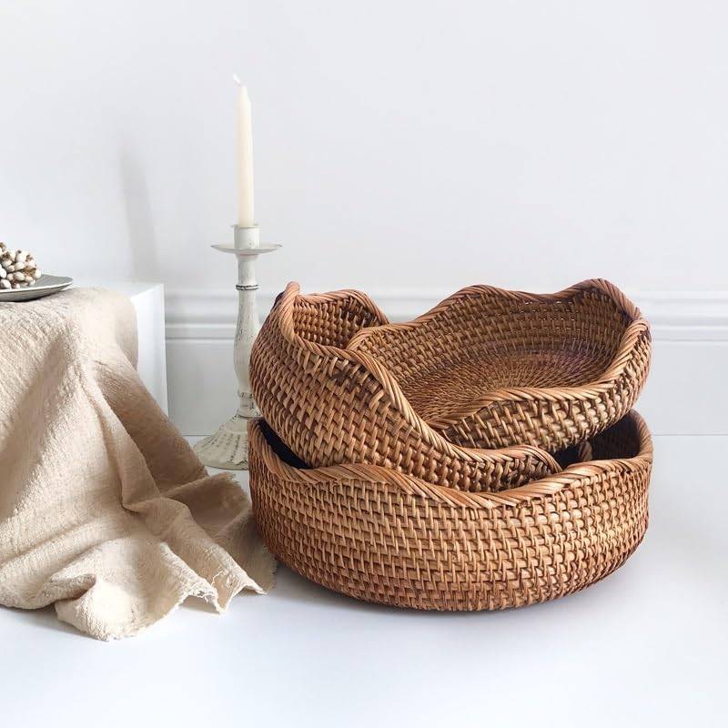 Handwoven Rattan Baskets