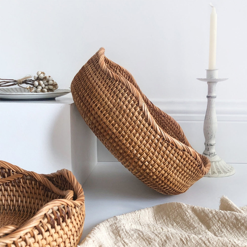 Handwoven Rattan Baskets
