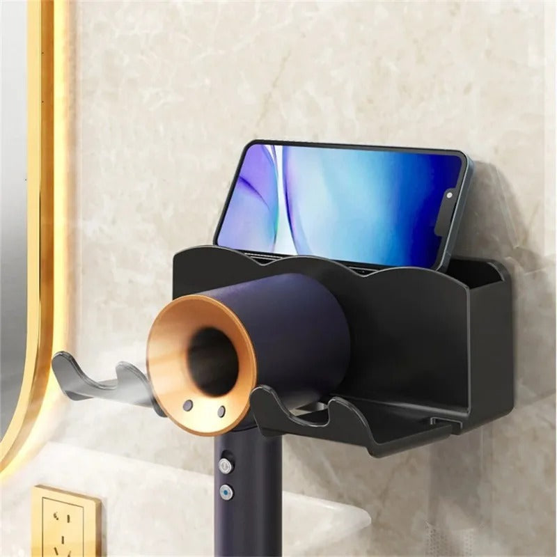 Heat-Resistant Wall Mount Hair Tool Organizer