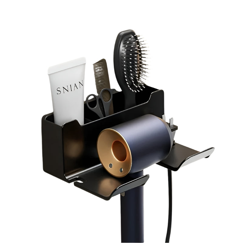Heat-Resistant Wall Mount Hair Tool Organizer