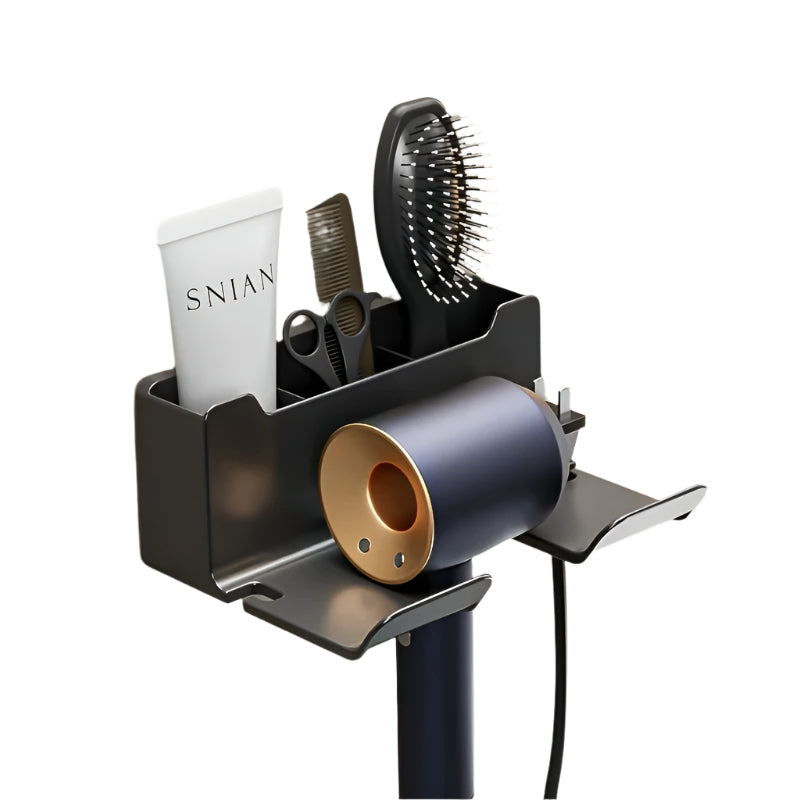 Heat-Resistant Wall Mount Hair Tool Organizer