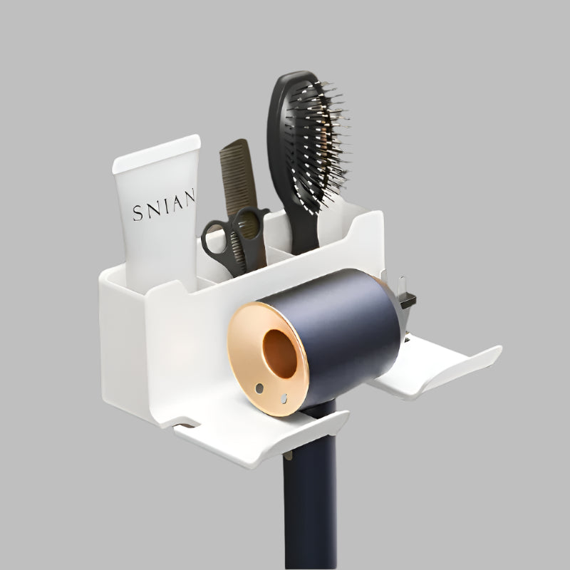 Heat-Resistant Wall Mount Hair Tool Organizer