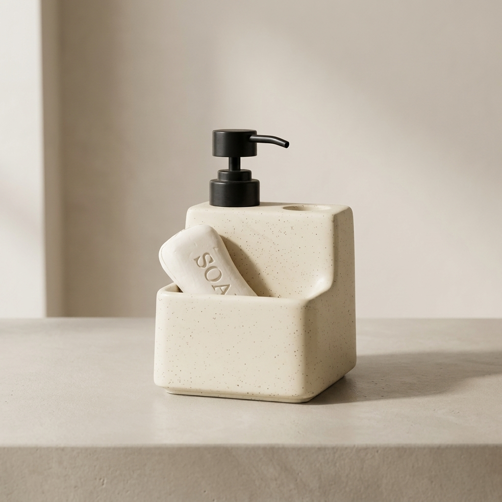 Integrated Storage Soap Dispenser