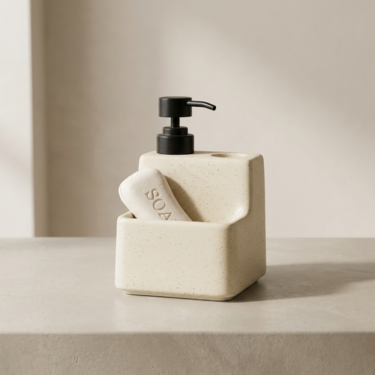 Integrated Storage Soap Dispenser