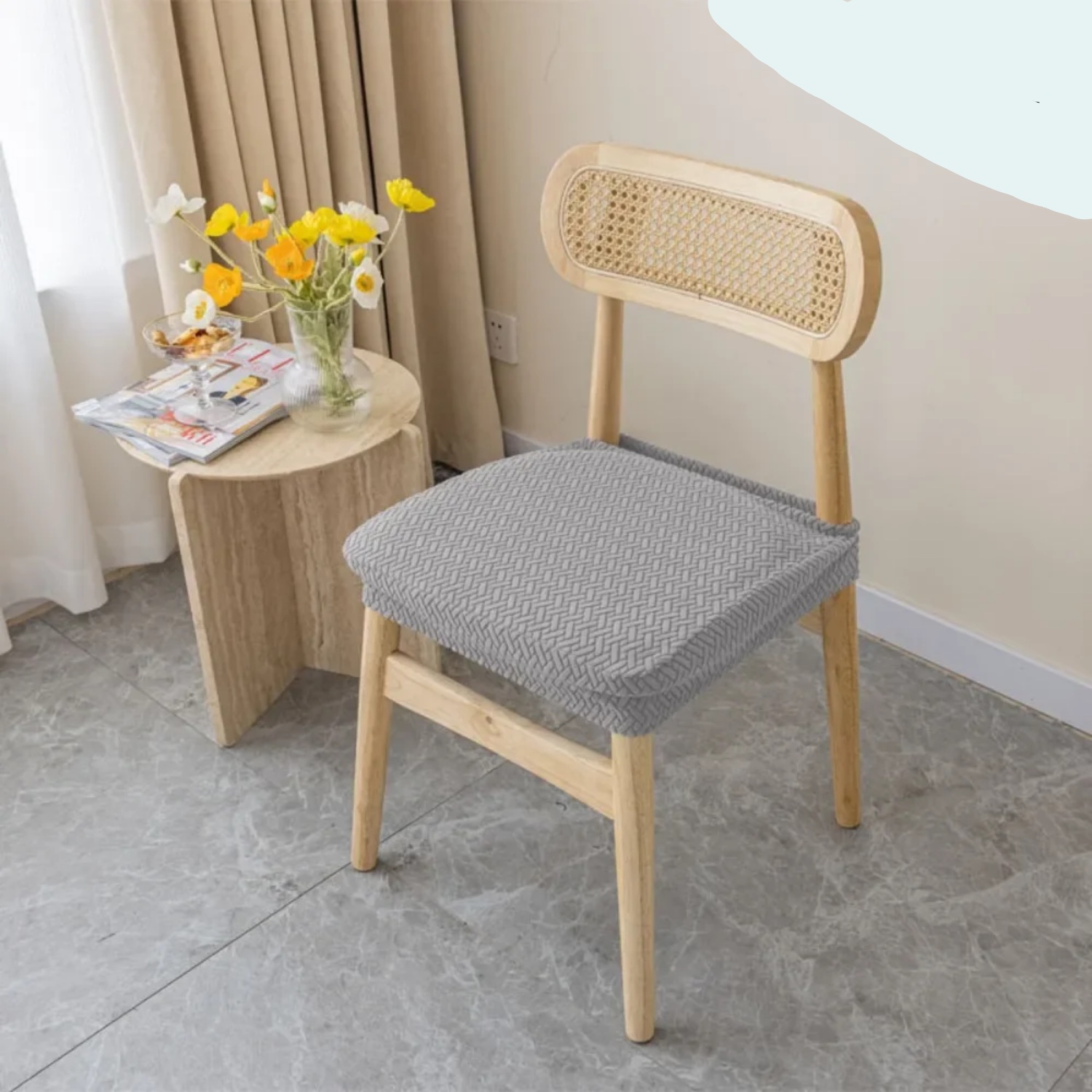 Jacquard Stretch Fit Chair Covers
