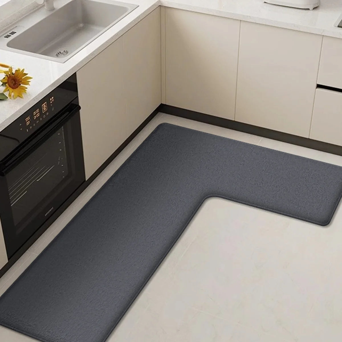 L-Shaped Anti-Fatigue Mat