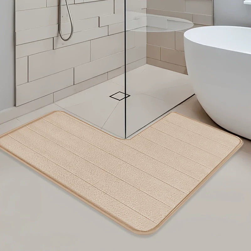 L Shaped Bath Mat Non Slip
