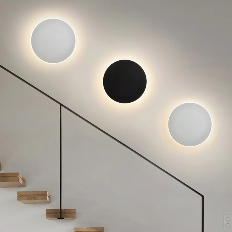 LED Wall Sconce With Circular Design