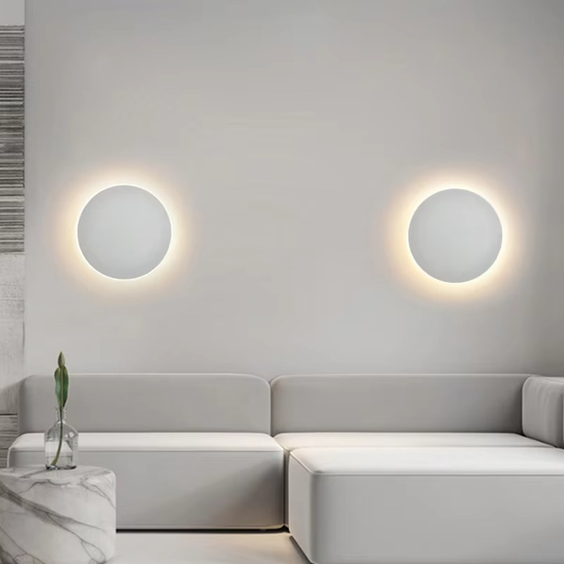 LED Wall Sconce With Circular Design