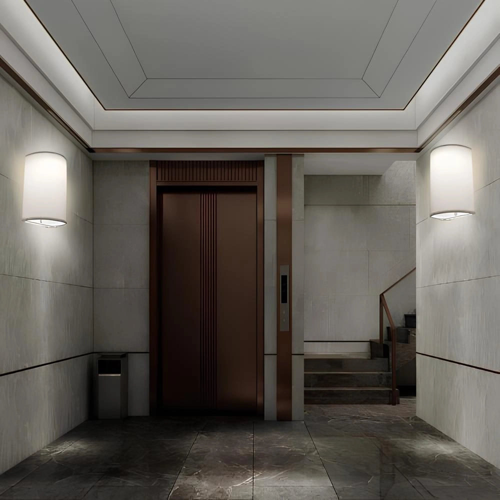 Linen Dimmable Wall Light